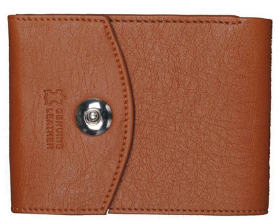 

DELMA Men Tan Artificial Leather Wallet(5 Card Slots)