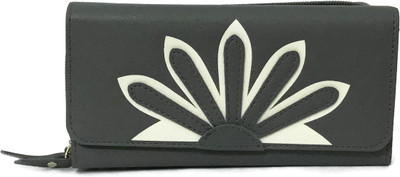 

Ferishta Women Black Artificial Leather Wallet(10 Card Slots), Grey