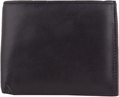 

Rockwell fashion Men Black Genuine Leather Wallet(6 Card Slots)