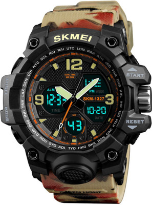 

Skmei Gmarks -1327 KhakCamf Sports Watch - For Men & Women