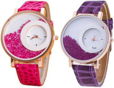 

Orayan New Fashionable Super Hit Collection Combo of 2 Watch - For Women