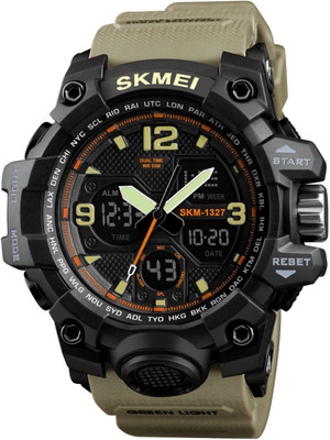 

Skmei Gmarks -1327 Khaki Sports Watch - For Men