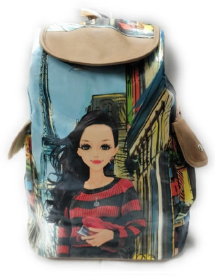 

CSM Backpack For Girls With Colorful Prints 3 L Backpack(Multicolor), Multi