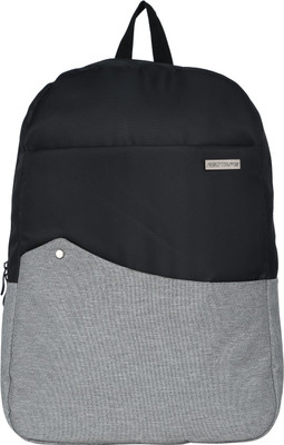 

Red Tape Men's Polyester Solid 14.72 L Backpack(Black), Black and grey