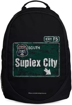 

The Souled Store. Brock Lesnar Suplex City Backpack 30 Litter 30 L Laptop Backpack(Black)