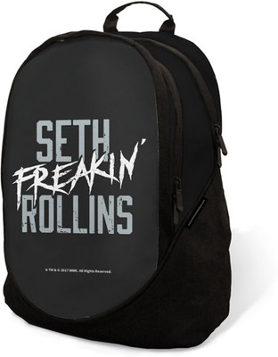 

The Souled Store. Seth Rollins Seth Freakin Rollins Backpack 30 Litter 30 L Laptop Backpack(Black)