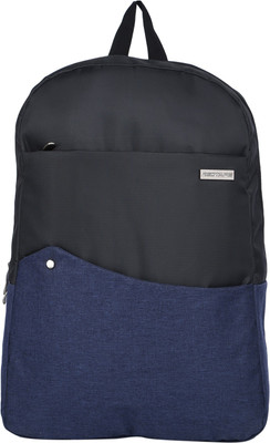

Red Tape Men's Polyester Color Block 14.72 L Backpack(Black), Black and royal