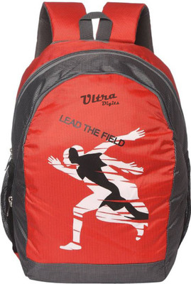 

Ultra Digits UD-Mayor Waterproof School Bag(Red, 18 L)