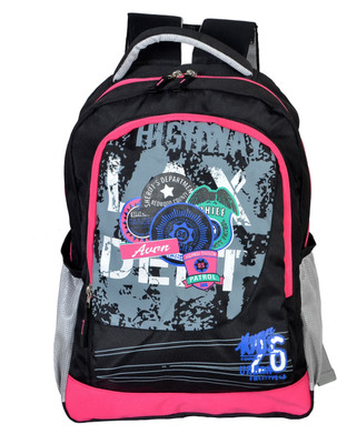

Avon Highway Patrol Black & Pink 30 L Backpack(Black, Pink)