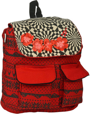 

Pickpocket Bpredflo151 Backpack(Red, 2 L)
