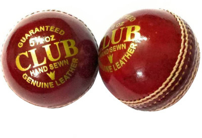 

Heega CLUB PACK OF 2 Cricket Leather Ball(Pack of 2, Maroon)