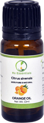 

Ks Essentials. 100% Pure Orange Oil ( Citrus sinensis ) (10 ml)(10 ml)