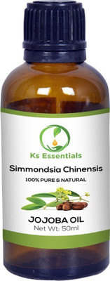 

Ks Essentials 100% Pure Jojoba Carrier Oil Natural & Therapeutic Grade for Aromatherapy,Skin,Acne and Hair Growth (50ml)(50 ml)