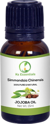 

Ks Essentials 100% Pure Jojoba Carrier Oil Natural & Therapeutic Grade for Aromatherapy,Skin,Acne and Hair Growth (15ml)(15 ml)