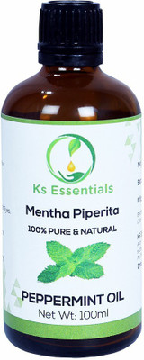 

Ks Essentials 100% Pure & Natural Peppermint Oil (Mentha piperita) (100 ml)(100 ml)