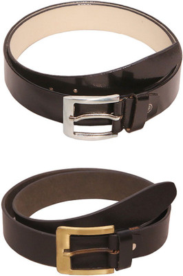 

Lee Topper Men Casual, Evening, Formal, Party Black Artificial Leather Belt