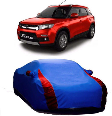 HOLME'S Car Cover For Maruti Suzuki Vitara Brezza (With Mirror Pockets)(Blue)