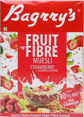

Bagrry's Fruit n Fibre Muesli with Strawberry(500 g, Box)