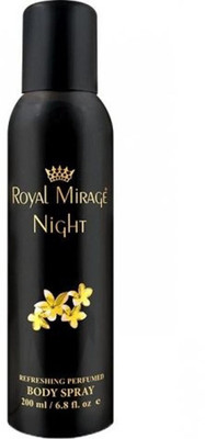 Royal Mirage Night Parfume Body Spray For Men & Women -200ml Body Spray - For Men & Women(200 ml) Flipkart