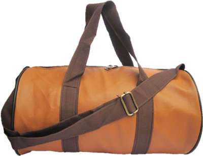 

Muccasacra Limited Edition Brick Brown Weekender Duffel Gym Bag with 3 compartments Gym Bag(Brown)