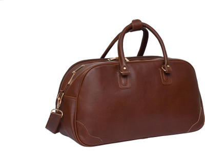 

Cp Bigbasket Leather Duffle Gym Bag Travel Duffel Bag(Brown)
