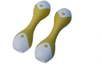 

Sportshour design 4kg (2kg each) Fixed Weight Dumbbell(4 kg), Yellow;white