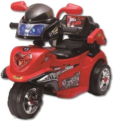 

bhuvid kids ride on scooter with mp3 Bike Battery Operated Ride On(Multicolor), Red
