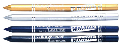 

Color Fever Metallic Eye Pencil -Gold - SIlver-Party Blue - Navy Blue 7.4 g(Multi Color)
