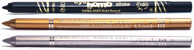 

Coat Me Bonjour Paris Non Transfer Metallic Eye pencil - Black - Gold - Silver 5.4 g(Multi - Color)