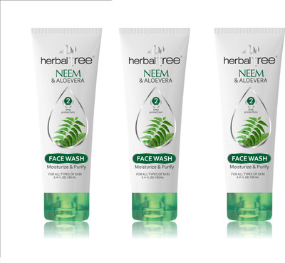 

HERBAL TREE NEEM & ALOVERA ANTI BACTERIAL FASH WASH Face Wash(360 ml)