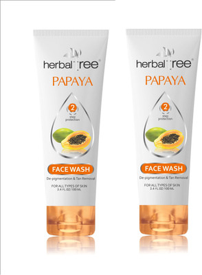 

HERBAL TREE PAPAYA DE-PIGMENTATION & TAN REMOVAL FASH WASH Face Wash(240 ml)