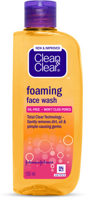 

Clean & Clear Foaming Face Wash(150 ml)
