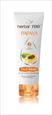 

HERBAL TREE PAPAYA DE-PIGMENTATION & TAN REMOVAL FASH WASH Face Wash(120 ml)