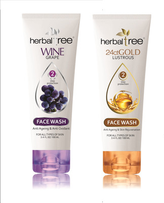 

HERBAL TREE WINE & 24 GOLD FACE WASH Face Wash(240 ml)