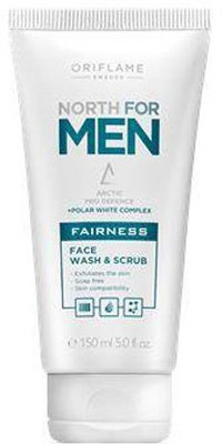 

Oriflame Sweden north for men fairness face wash & scrub Face Wash(150 ml)