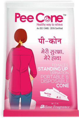 

PeeCone : Disposable Female Urination Device(Pink, Pack of 20)