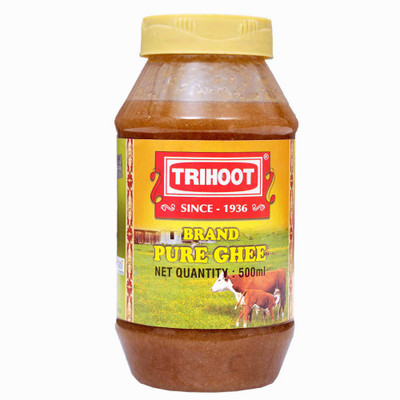 

Trihoot Cow Ghee 500 ml Plastic Bottle