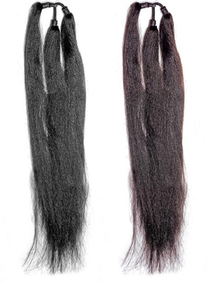 

Majik Hair Parandi Choti For Women And Girls, Set Of 2, Black, Brown Braid Extension(Black, Brown)