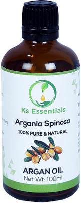 

Ks Essentials Pure Argan Carrier Oil (Argania spinosa) (100 ml) Hair Oil(100 ml)