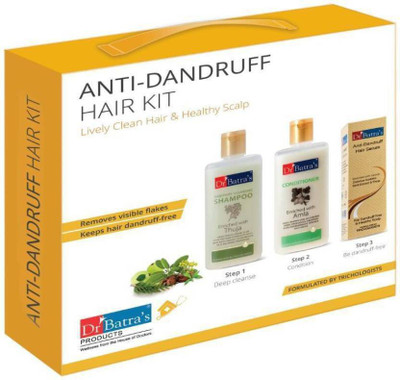 

Dr. Batra's Anti-Dandruff Hair Kit Lively Clean Hair & Healthy Scalp(525 ml)