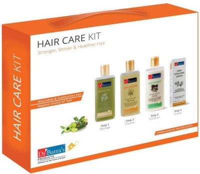 

Dr. Batra's Hair Care Kit for Stronger, Shinier & Healthier Hair(725 ml)