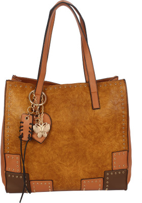 

Butterflies Hand-held Bag(Brown)