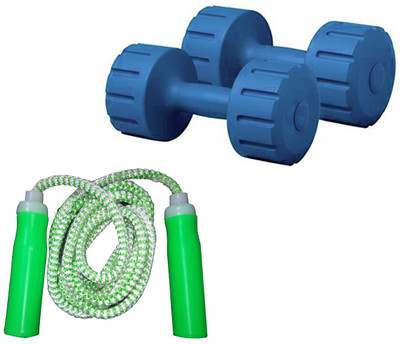 

SIXON SPORTS COMBO8 PVC 8KG Dumbbell Set With Accessories Home Gym Combo(0 - 20 kg)