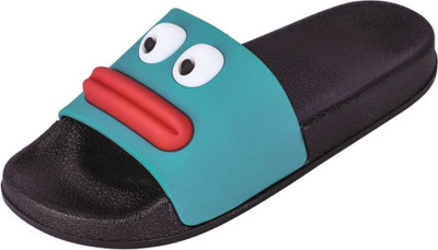 

MR R KING&QUEEN Boys & Girls Slip On Slipper Flip Flop(Green