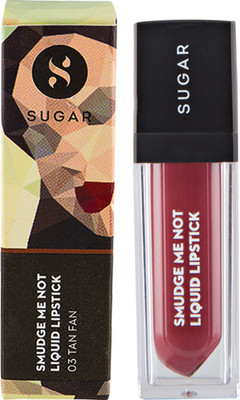 

Sugar Smudge Me Not Liquid Lipstick 03 Tan Fan(Mauve Nude, 4.5 ml)