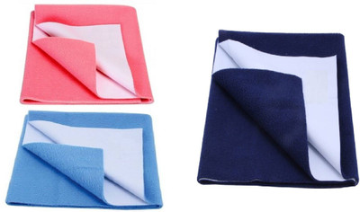 

Eazi Cotton, Rubber Baby Bed Protecting Mat(bluepinkblue