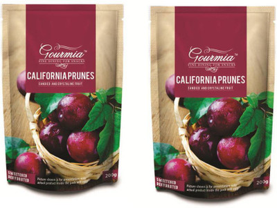 

Gourmia California Prunes Pack of 2 Prunes(400 g, Pouch)