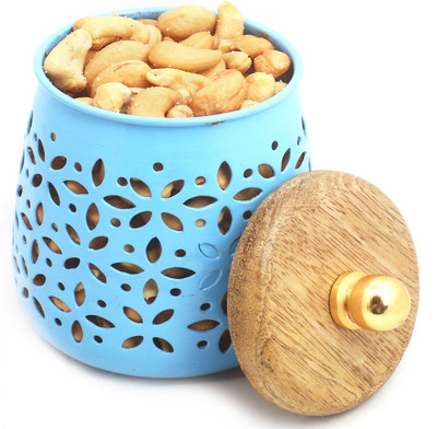 

Ghasitaram Gifts Dryfruits- Blue Roasted Cashews Jar Cashews(500 g, Vacuum Pack)