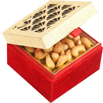 

Ghasitaram Gifts Dryfruits- Golden Lazer Roasted Cashew Box Cashews(500 g, Vacuum Pack)