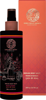 

Global Beauty Secrets Indian Rose and Kewda Body Mist Perfume - 200 ml(For Women)